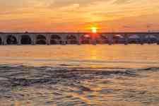 Harrisburg: Sunset, Landscape, river